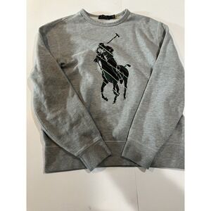 Polo Ralph Lauren Camouflage Big Pony gray crewneck sweatshirt Men's Medium